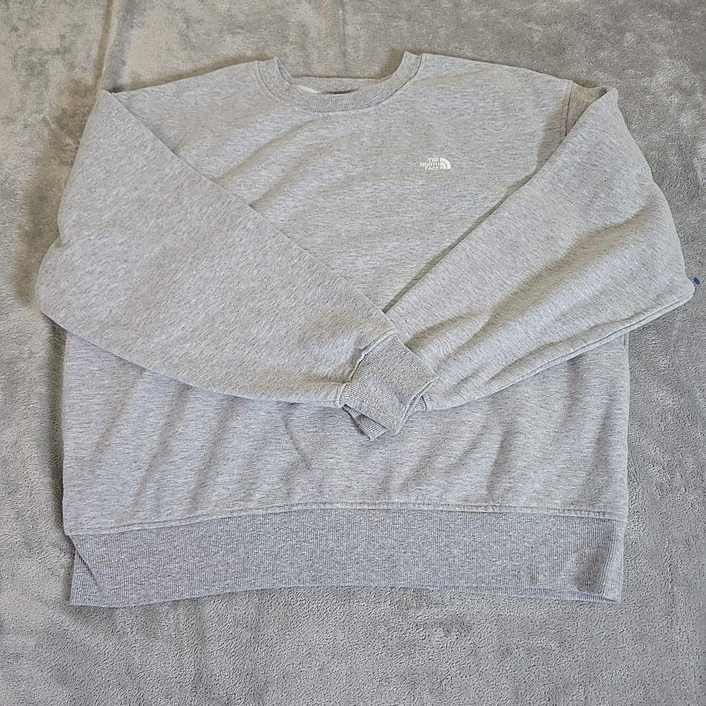 The North Face Womens Sweatshirt Small ‎ Heather Gray City Standard Pullover